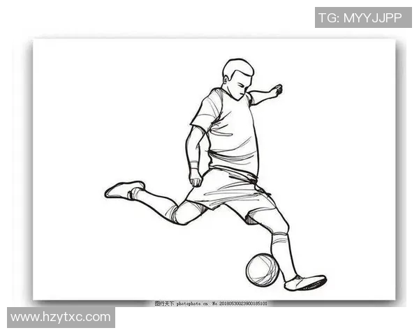 足球之星手绘艺术：展现球场魅力与明星风采的创意之作